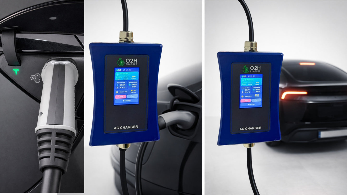 Taşınabilir Elektrikli Araç Şarj Cihazı 32A 7kw - 5m