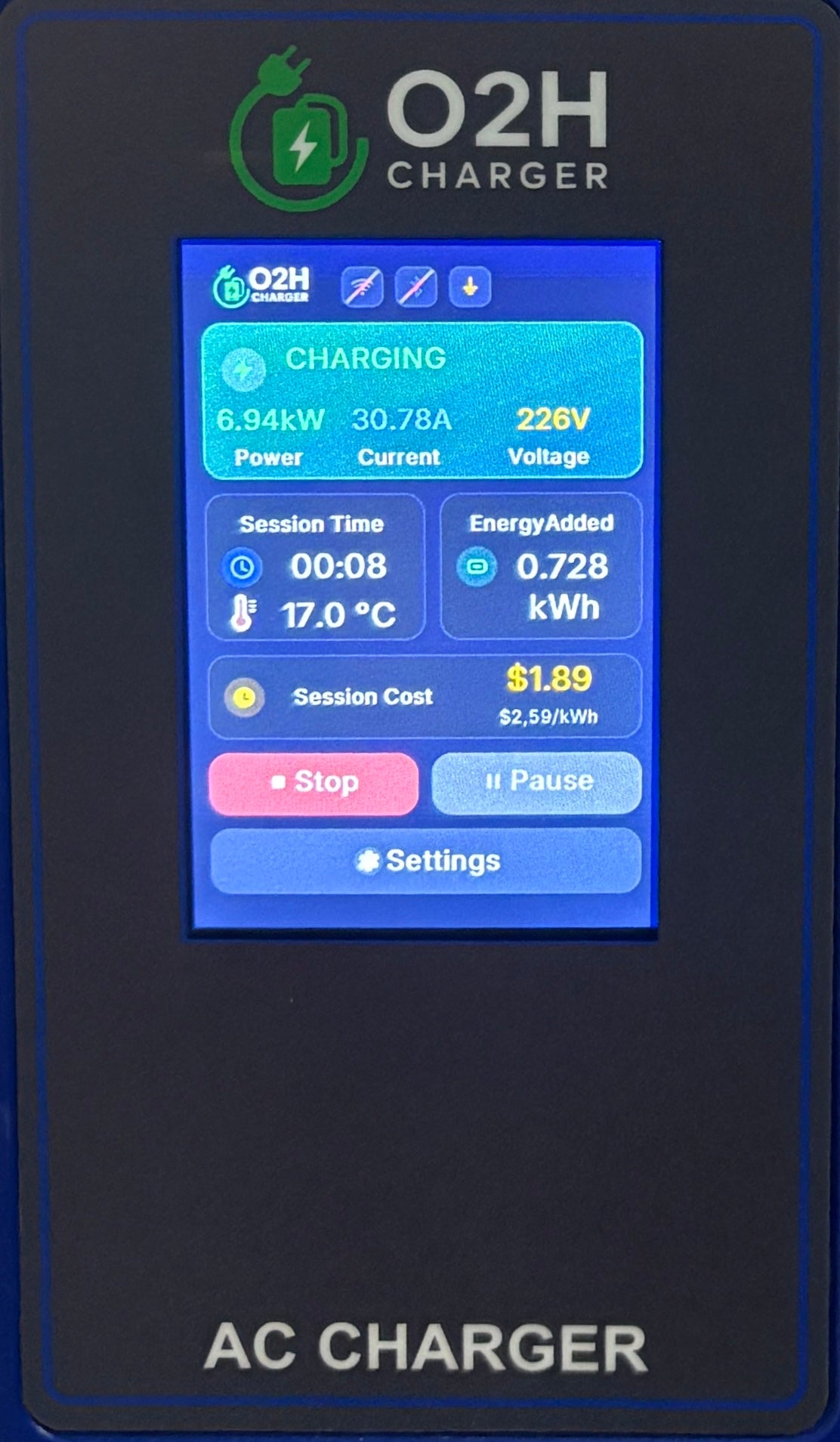 Taşınabilir Elektrikli Araç Şarj Cihazı 16A 3,5kw - 5m